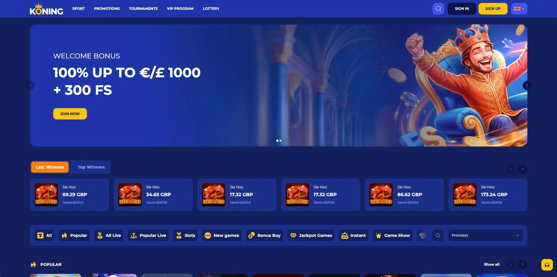 Koning Casino – Ultieme online casino ervaring image 1