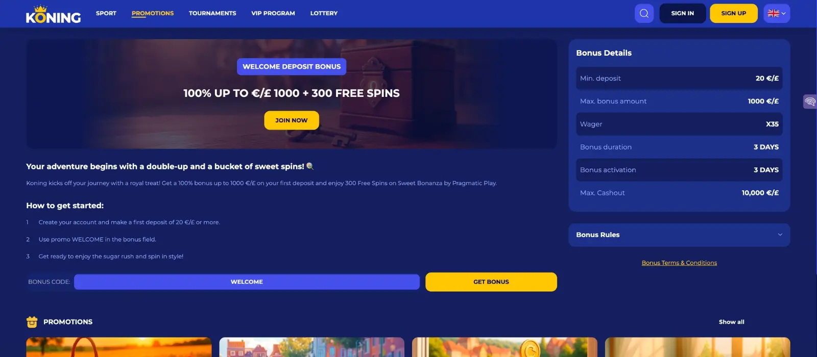 Koning Casino – Ultieme online casino ervaring image 2